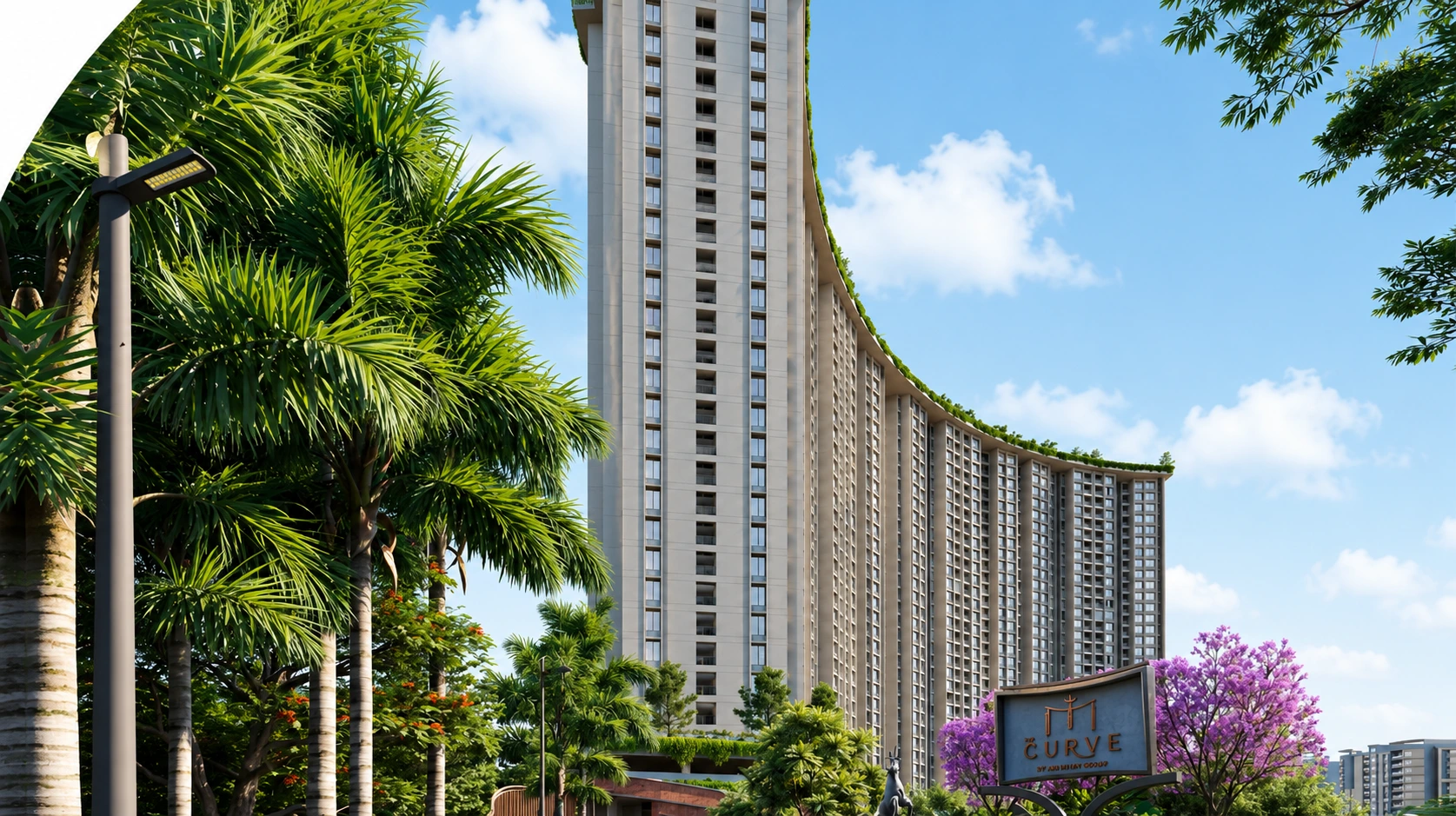 THE CURVE - Premium 2 & 3 BHK Apartments in Virar West by Abhinav Group